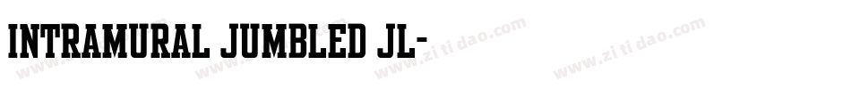 Intramural Jumbled JL字体转换